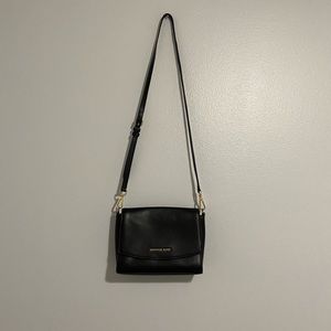 Michael Kors leather black shoulder purse